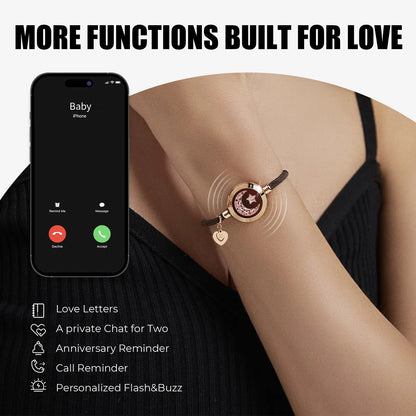 Long Distance Touch Bracelets for Couples – Light-Up & Vibration